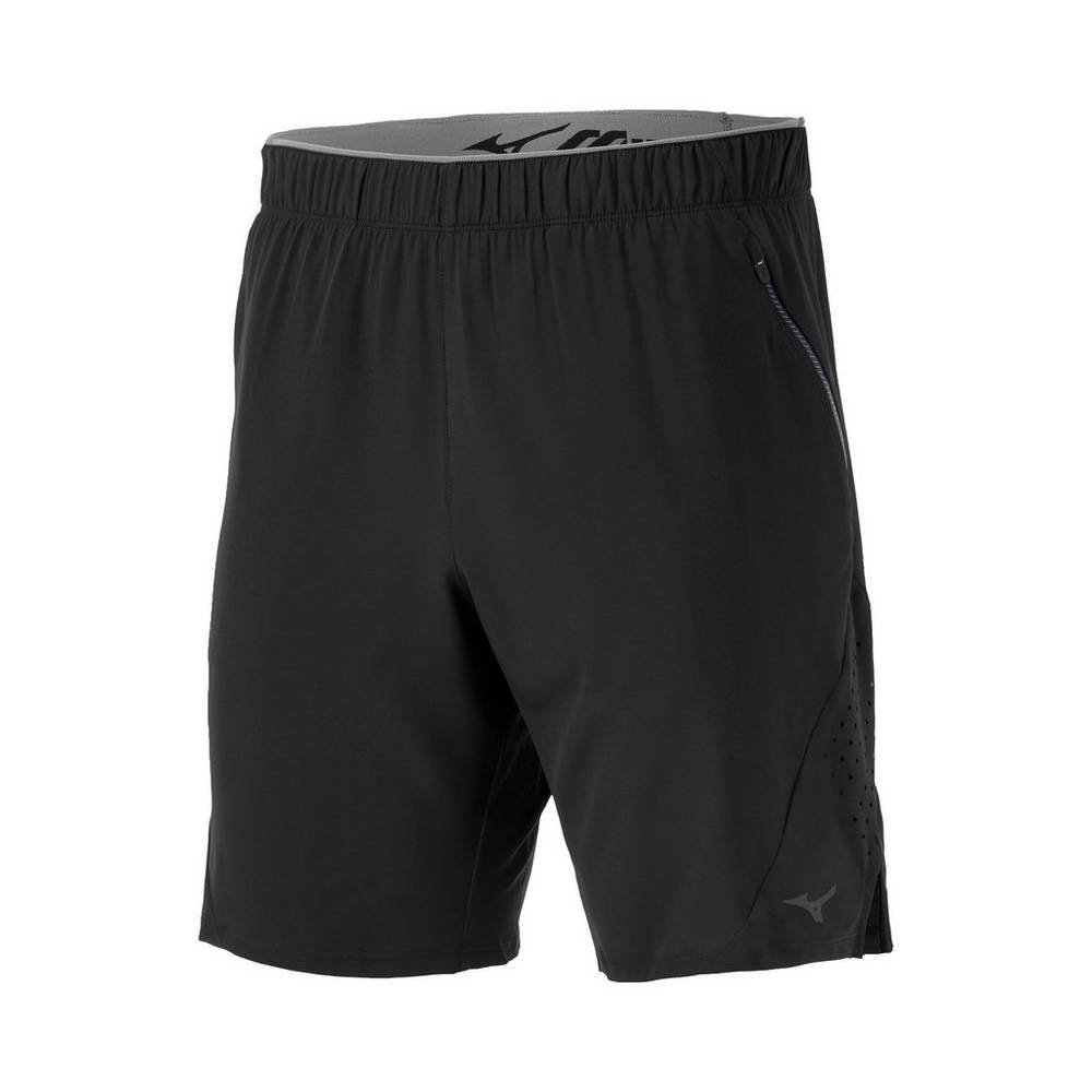 Pantaloncini Mizuno Running Alpha 9" Uomo - Nere - 98254-NHLO